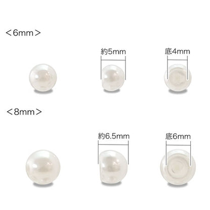 Resin pearl three quarter single hole cream
