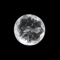 Czech Glass Stone Round Crystal Crack [Outlet]