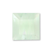 Czech Glass Stone Square Silk Lt. Green [Outlet]