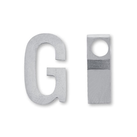 メタルパーツ イニシャル G　ステンレス