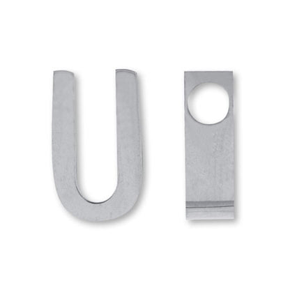 メタルパーツ イニシャル U　ステンレス