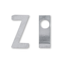 メタルパーツ イニシャル Z　ステンレス