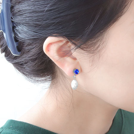 Soft fit earrings with round ring, gold