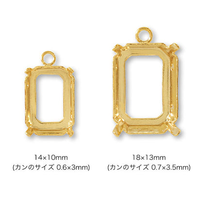 石座 ＃4610用1カン付　ロジウムカラー