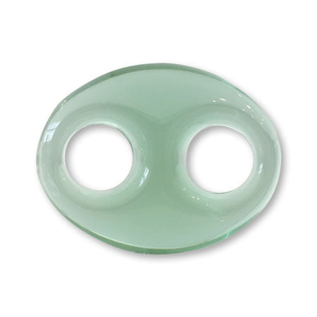 Acrylic made in Germany Oval 2-hole Mint [Outlet]