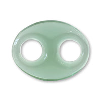 Acrylic made in Germany Oval 2-hole Mint [Outlet]