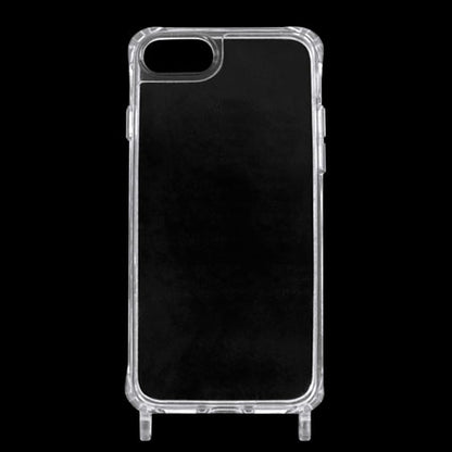iPhone 7, 8, SE 2 compatible case with ring, for strap, clear [outlet]