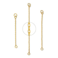 Chain parts 220SDC4 with jump ring gold