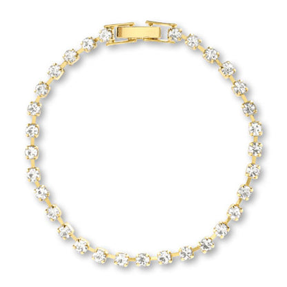 Chain bracelet continuous claw No.2 Gold