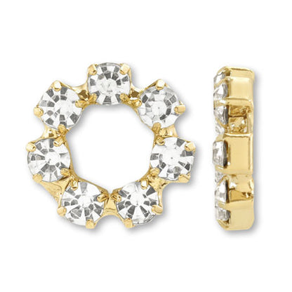 Continuous claw parts ring gold