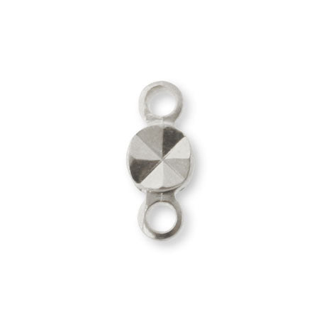 Joint Parts Round Cut Approximately 6 × 2.5mm Rosium Color