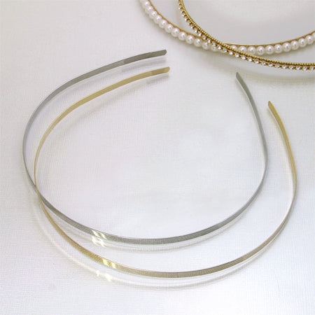 Hair fittings iron core headband gold