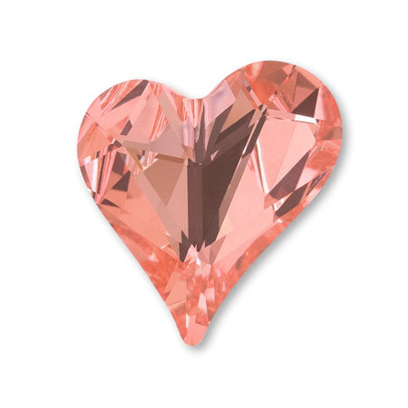 Crystal peach rose crystal