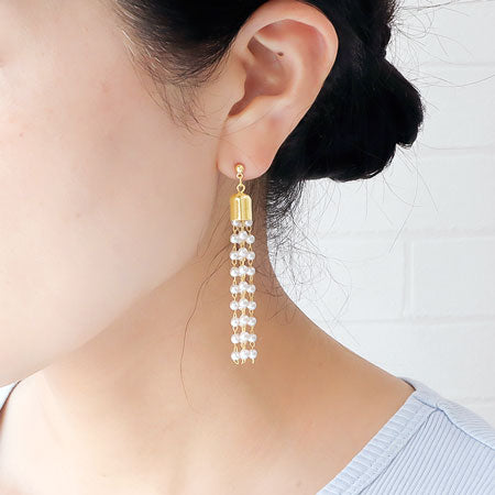 Swing parts pearl tassel white/G
