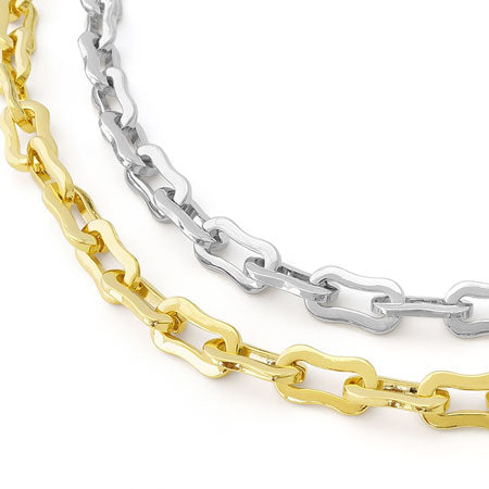 Chain k-405 rhodium color