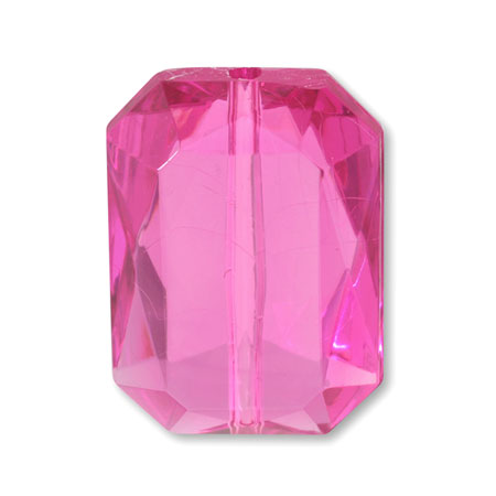 Acrylic Germany Rectangle 4 Fuchsha Pink
