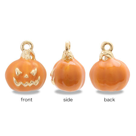 チャーム ハロウィンカボチャ No.3　ブラック/RC