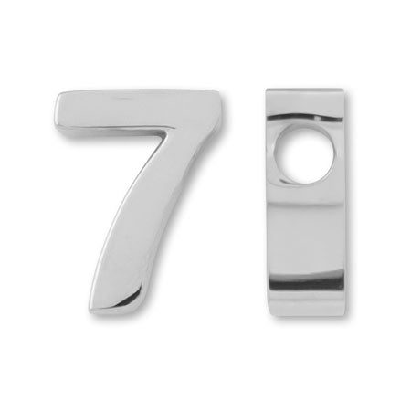 メタルパーツ ナンバー 7　ステンレス