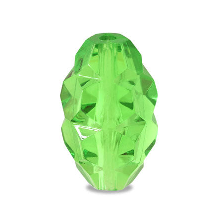 アクリル ドイツ製 ナツメファセット2　ライムグリーン【アウトレット】