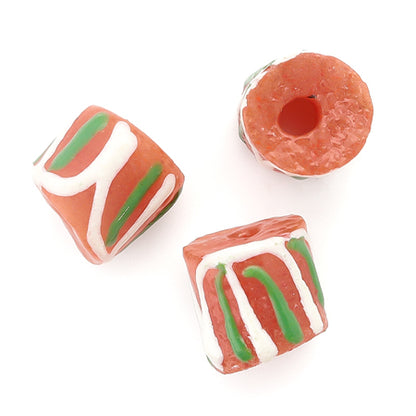 African Trade Beads Powder Glass 1 Orange [Outlet]