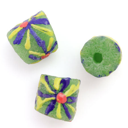 African Trade Beads Powder Glass 2 Green 2 [Outlet]