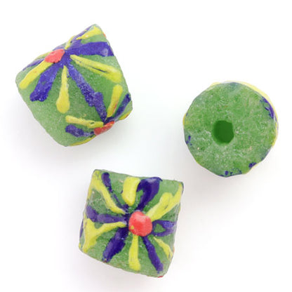 African Trade Beads Powder Glass 2 Green 2 [Outlet]