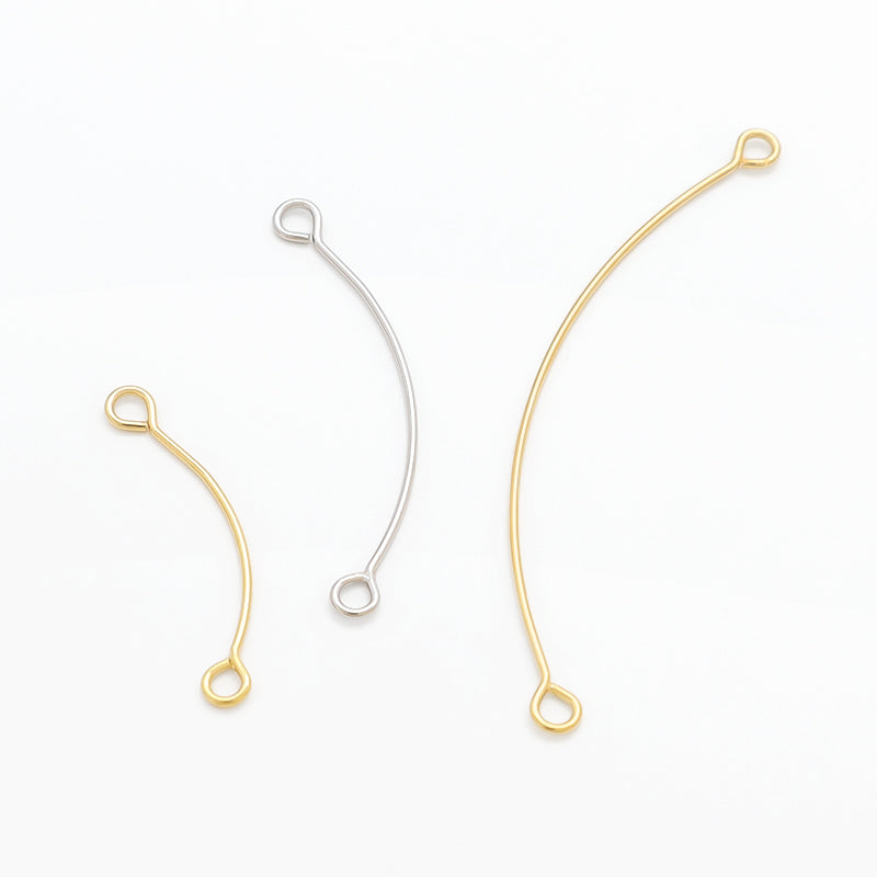 Joint wire curve rhodium color