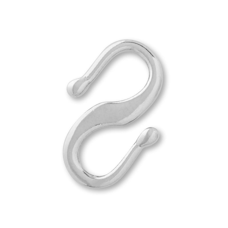 デザイン留め金具 フック No.4　ロジウムカラー