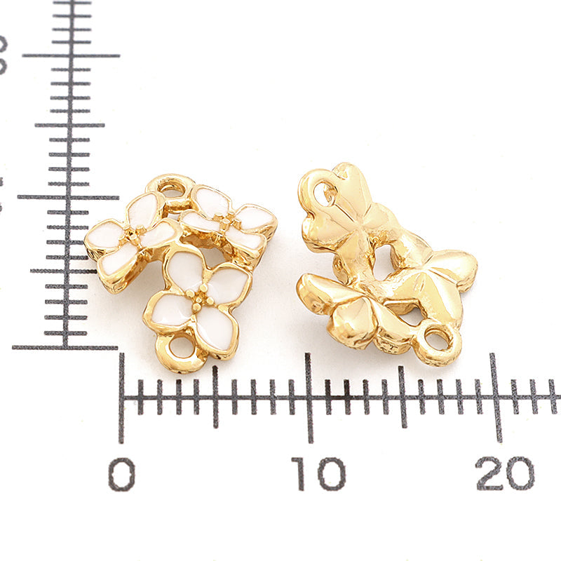 Charm Ginmokusei No2 2 rings White/G