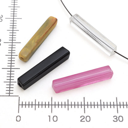 Acrylic German square tube black