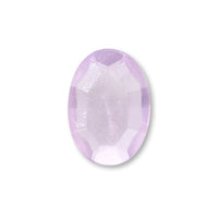 Acrylic Made in Germany Oval No Hole Glitter Lila