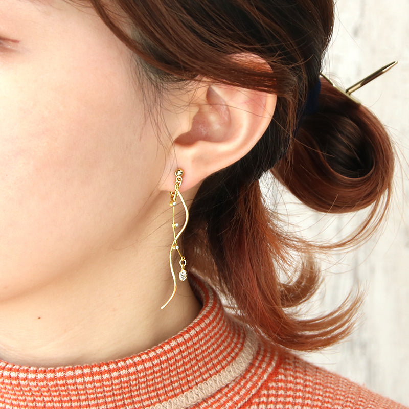 White with a joint wire curve pearl/RC