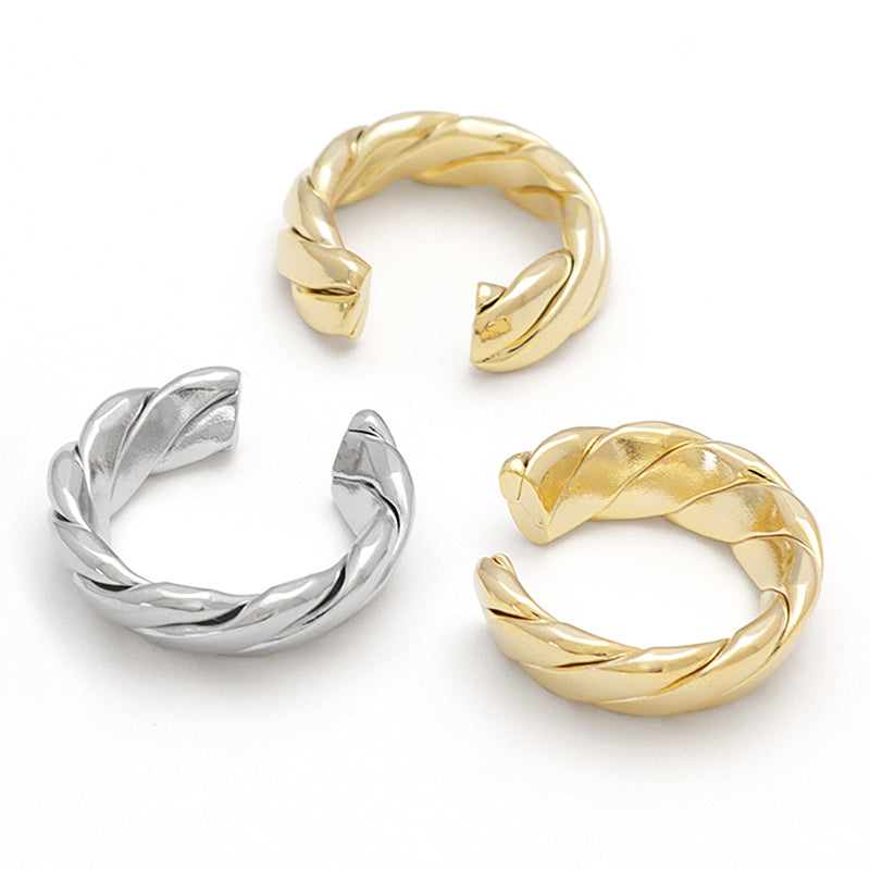 Ear cuff modification 9 rhodium color