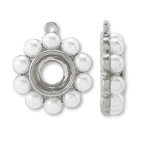 pearl rollBezel For #1088 with 1 ring White/RC
