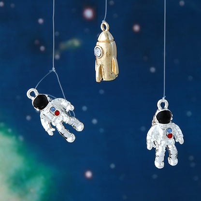 チャーム 宇宙飛行士　ブラック/SV