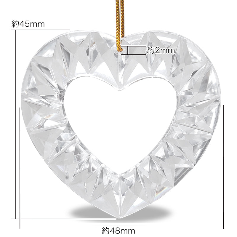 Acrylic Germany Shining Heart Top Hall Crystal