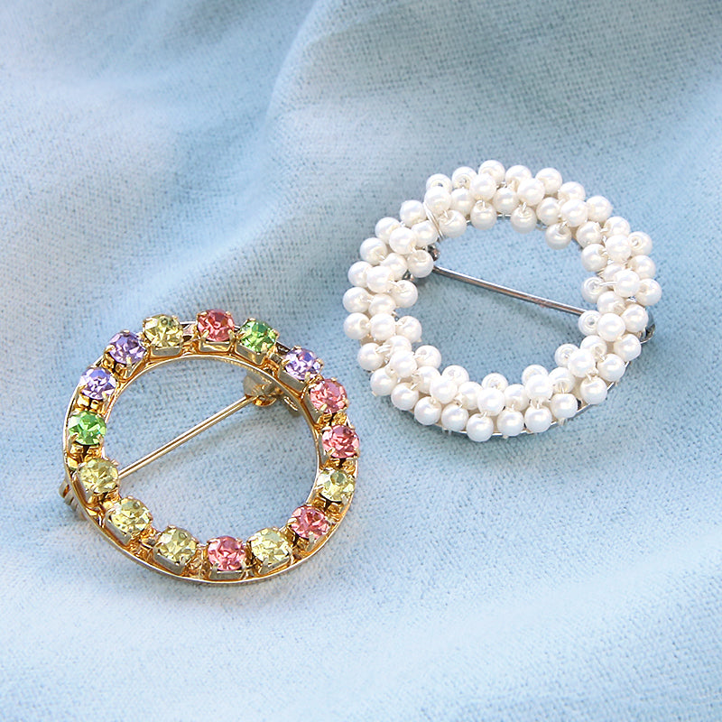 Metal ring brochi logum color