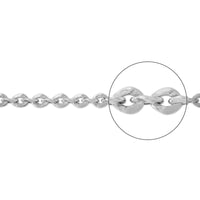 Chain K-414 Rodium color