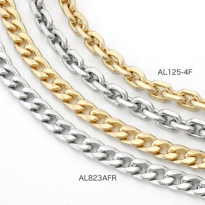 アルミチェーン AL125-4F　ゴールド