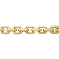 Aluminum chain AL125-4F gold