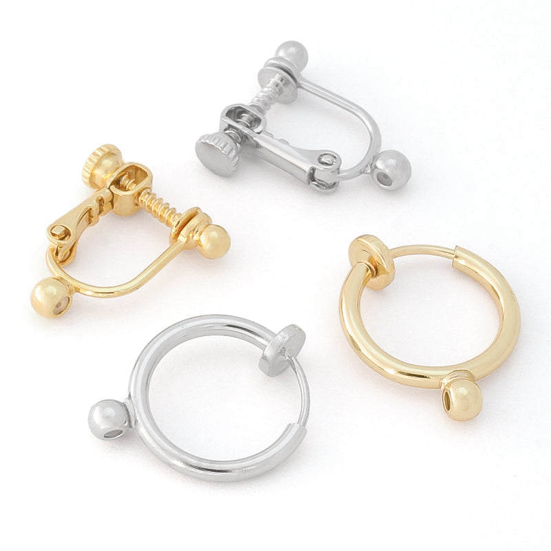 Earring converter scaling post/small gold for hooks