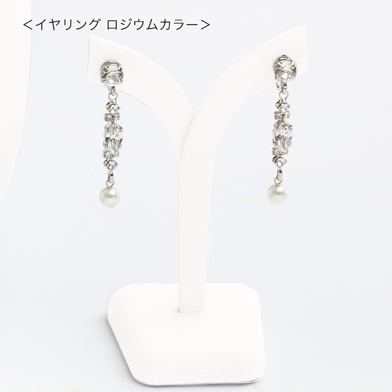 【KIWA BRIDAL】伶美うらら 月の約束 ネックレス／イヤリング