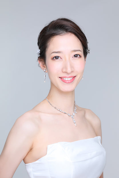 【KIWA BRIDAL】伶美うらら 月の約束 ネックレス／イヤリング