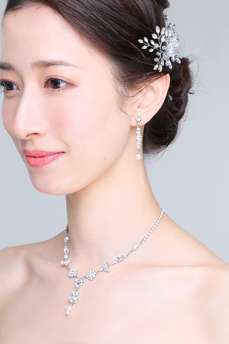 【KIWA BRIDAL】伶美うらら 月の約束 ネックレス／イヤリング