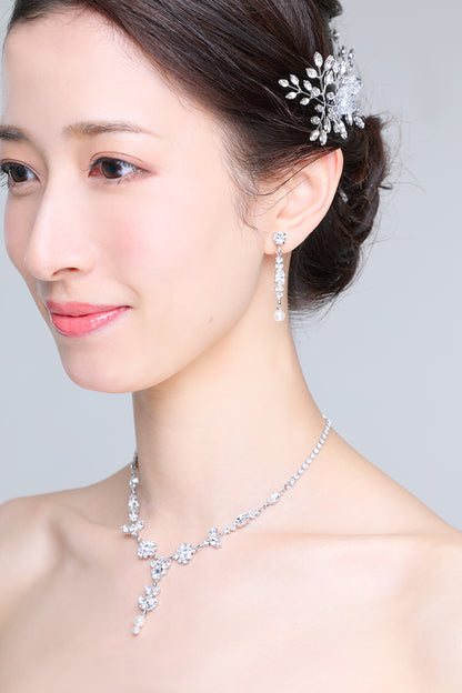 【KIWA BRIDAL】伶美うらら 月の約束 ネックレス／イヤリング