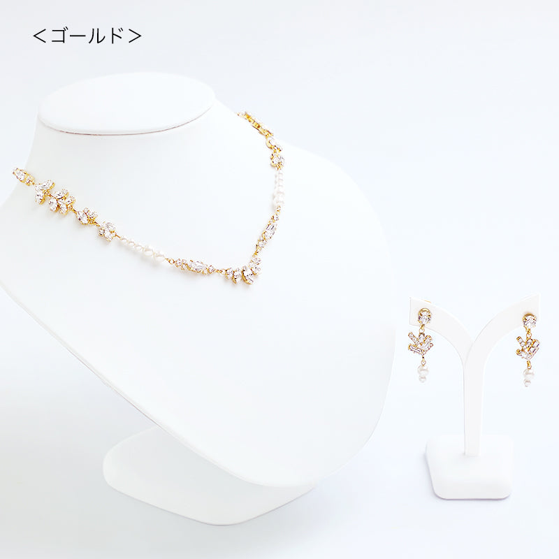 [KIWA BRIDAL] Reimi Urara Eternal smile necklace / earrings