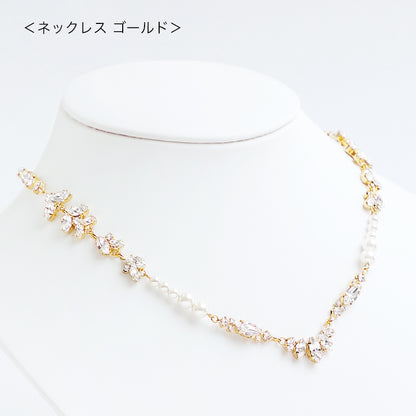 [KIWA BRIDAL] Reimi Urara Eternal smile necklace / earrings
