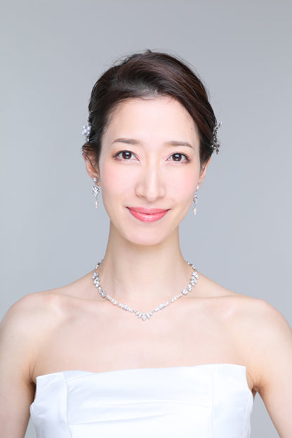 [KIWA BRIDAL] Reimi Urara Eternal smile necklace / earrings