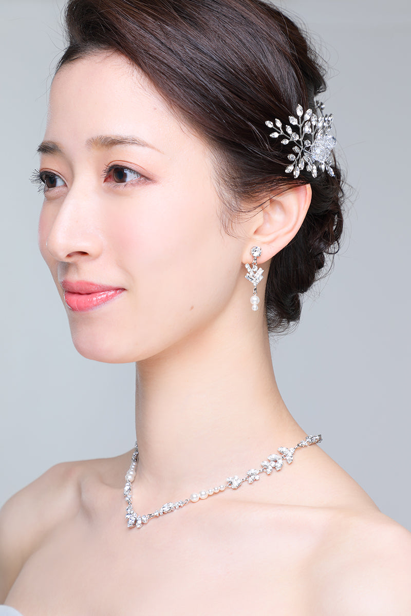 [KIWA BRIDAL] Reimi Urara Eternal smile necklace / earrings