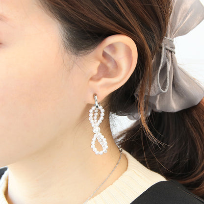 Soft fit earring hoop rosium color